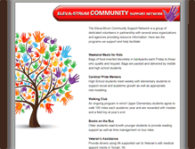 Tablet Screenshot of elevastrumsupport.org
